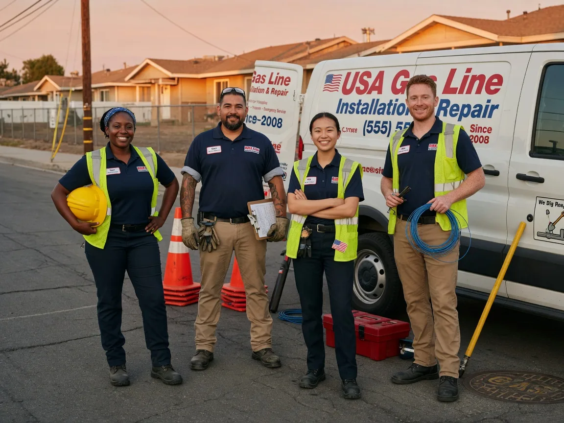 Gas Line Installation company in Hopedale, IL